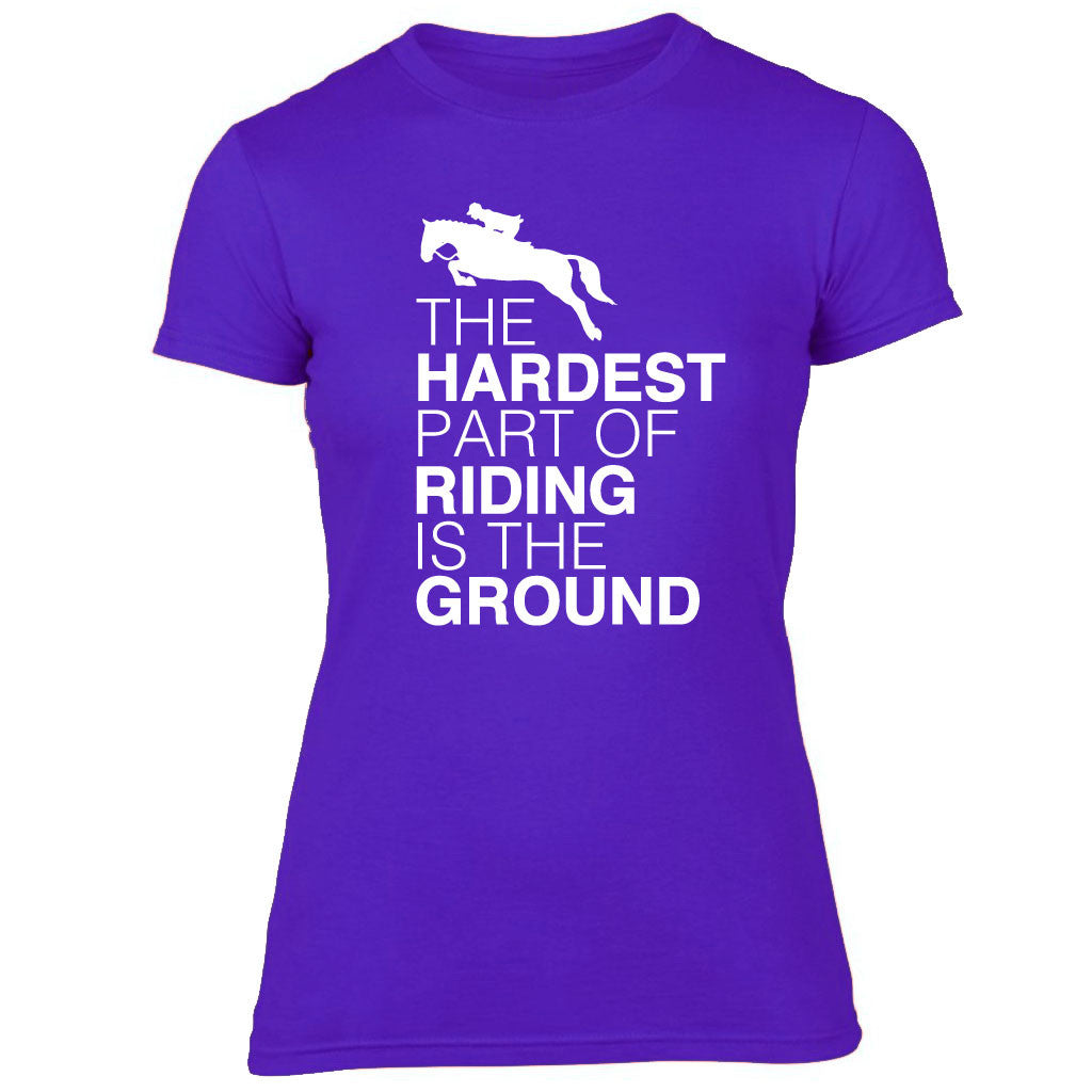 The Hardest Part of Riding Funny Equestrian T-shirt