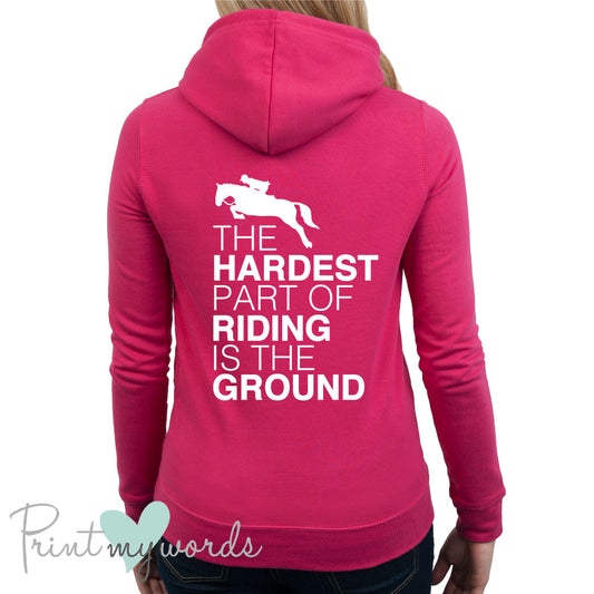 The Hardest Part of Riding Funny Equestrian Hoodie