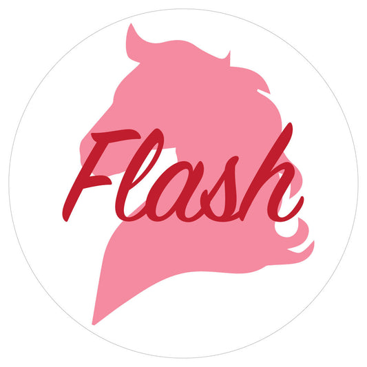 Personalised Horse Head Stickers - Pack of 10.