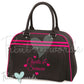 Personalised Equestrian Retro Bowling Bag - Hearts Design