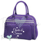 Personalised Equestrian Retro Bowling Bag - Hearts Design