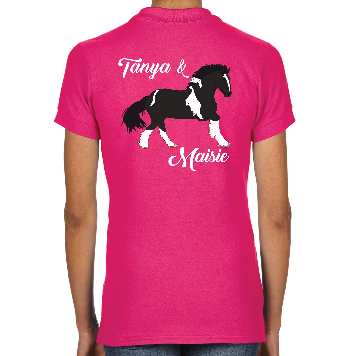 Heavy Horse Fully Personalised Equestrian Polo Shirt