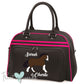Personalised Equestrian Retro Bowling Bag - Heavy Horse Design