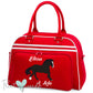 Personalised Equestrian Retro Bowling Bag - Heavy Horse Design