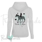 Personalised Female Horse Rider Equestrian Hoodie