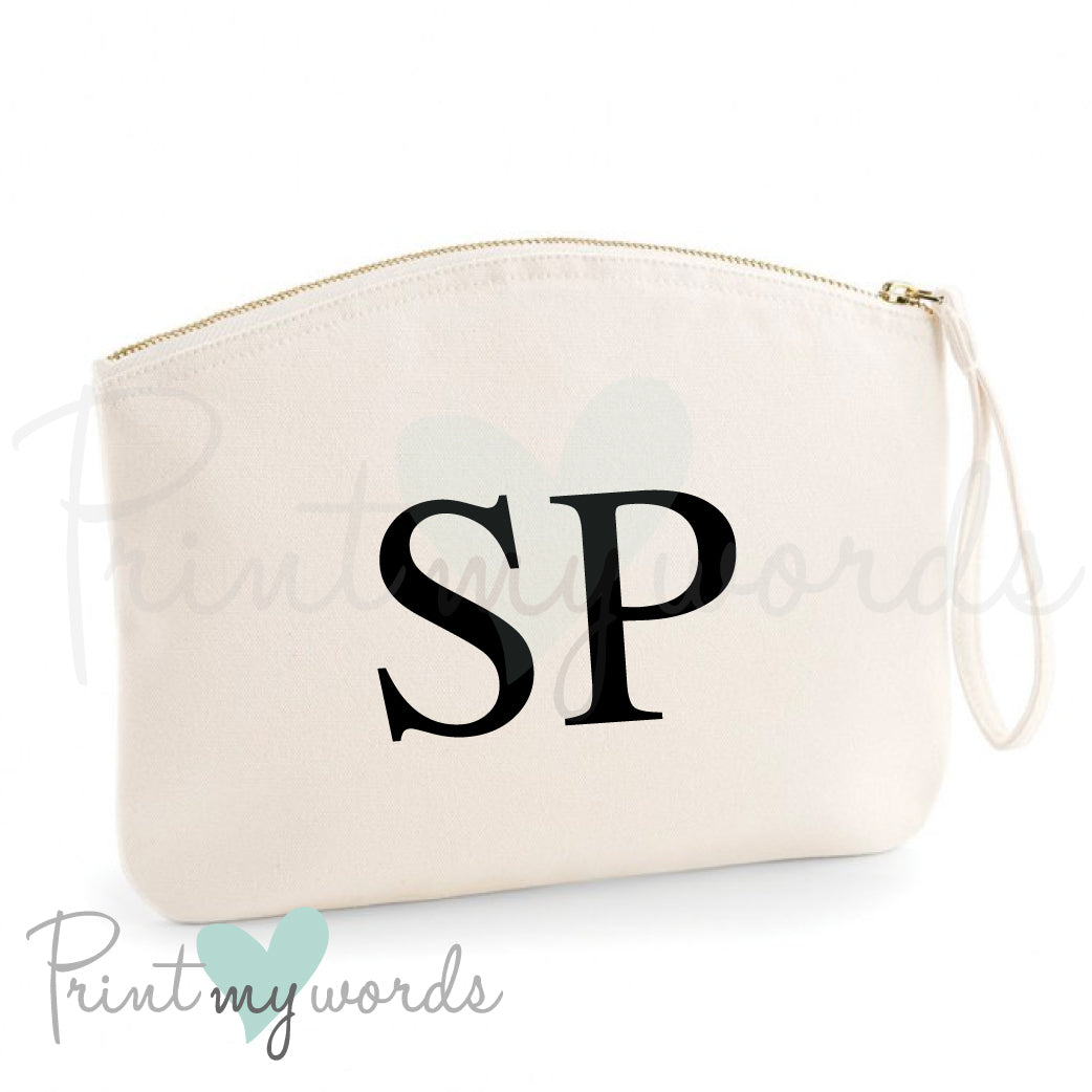 Personalised Initials Make Up Bag