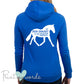(Size 12) Ladies My Irish Draught Is An Idiot Funny Equestrian Hoodie