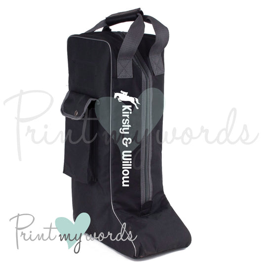 Personalised Jumping Design Long Boot Bag