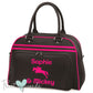 Personalised Equestrian Retro Bowling Bag - Jumping Design