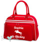 Personalised Equestrian Retro Bowling Bag - Jumping Design