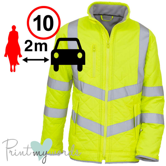 Unisex Hi Vis Kensington Jacket - GIVE SPACE