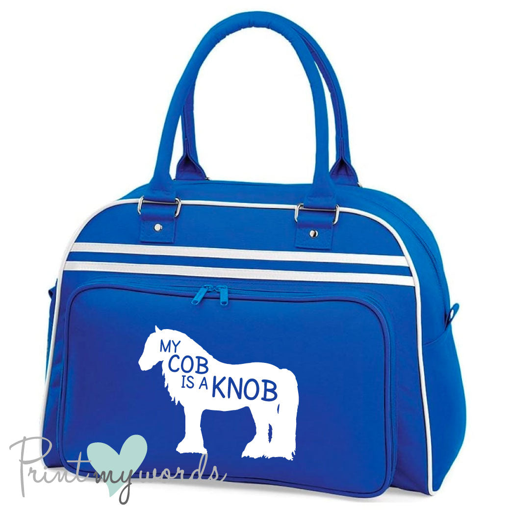 My Cob is A Knob Equestrian Retro Bowling Bag