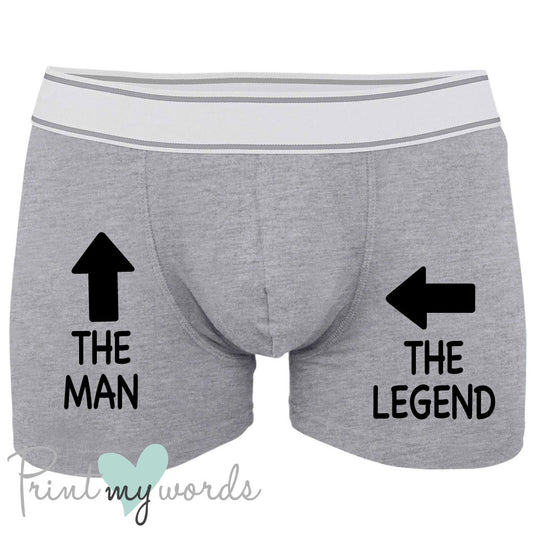 Men's Funny The Legend Boxer Shorts