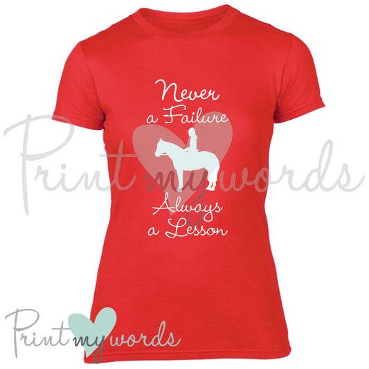 Always A Lesson Equestrian T-Shirt