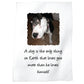 Personalised Dog Photo Quote Tea Towel