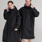 Personalised All-Weather Robe Equestrian Long Coat - Better Together (2 Horses) Design