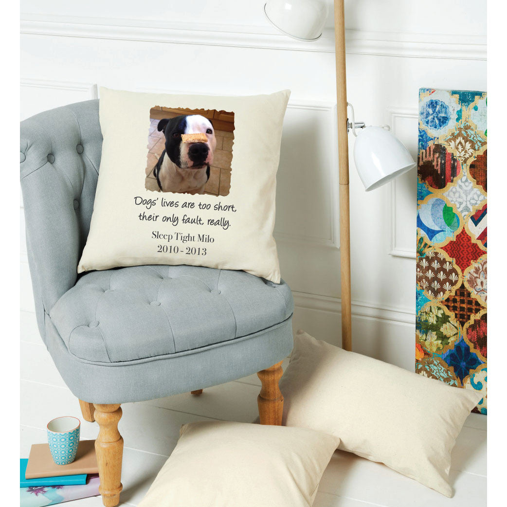 Personalised Pet Memory Cushion Cover
