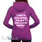 I Used to Have Money Funny Equestrian Hoodie