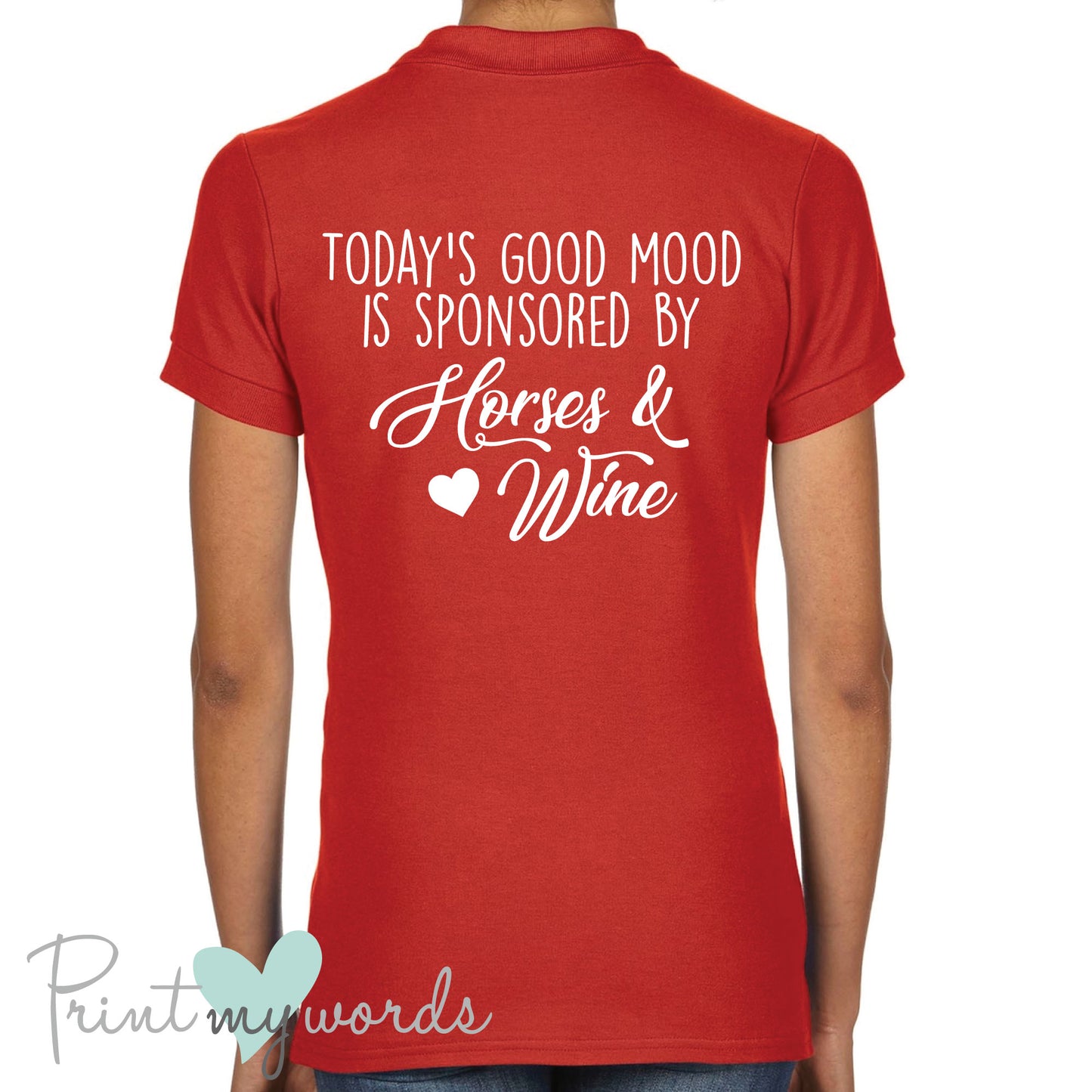 Today's Good Mood Equestrian Polo Shirt