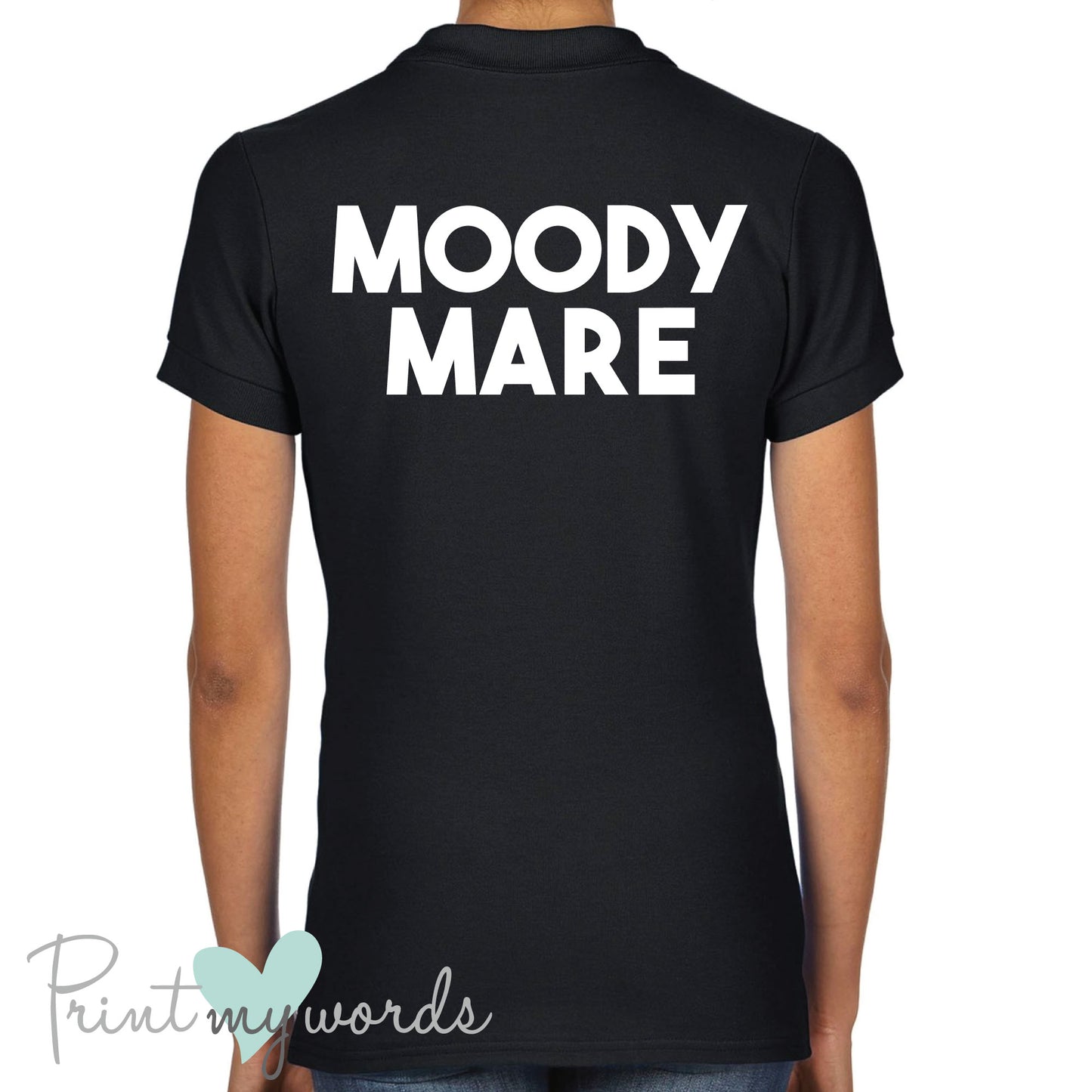 Moody Mare Funny Equestrian Polo Shirt