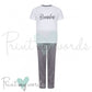 Children's Personalised Pyjamas - Scroll Design