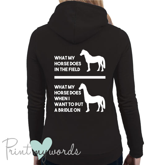 Put A Bridle On Funny Equestrian Hoodie