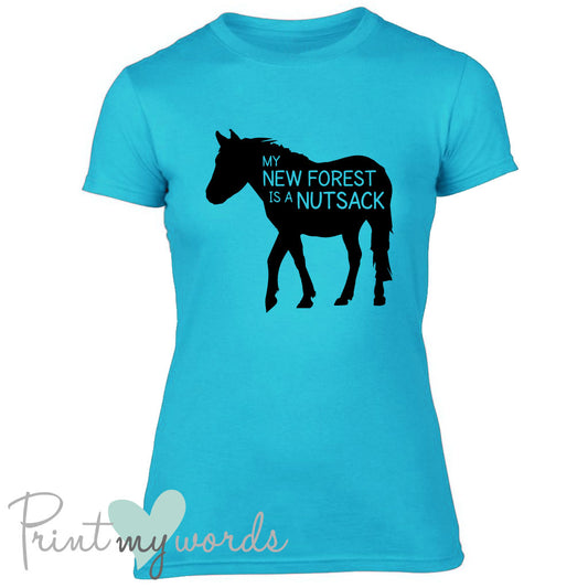 My New Forest Is An Nutsack Funny Equestrian T-shirt