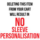 Left Sleeve Personalisation