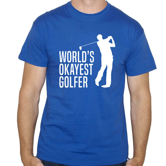 World's Okayest Golfer Funny Golf T-Shirt