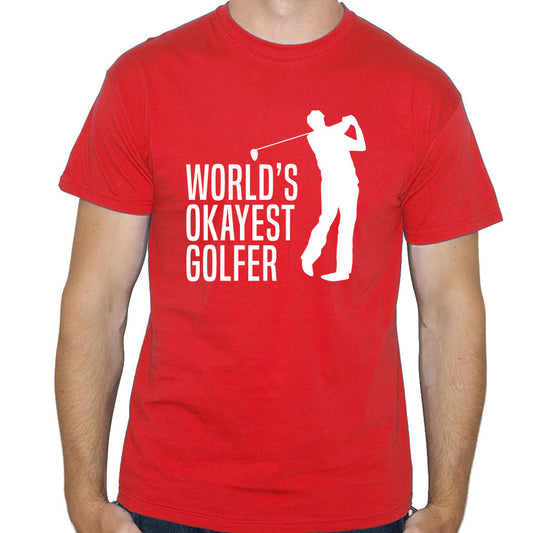 World's Okayest Golfer Funny Golf T-Shirt