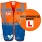 High Visibility Hi Vis Equestrian Reflective Vest Tabard Waistcoat INEXPERIENCED RIDER hi-viz