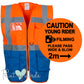 High Visibility Hi Vis Equestrian Reflective Vest Tabard Waistcoat CAUTION YOUNG RIDER, FILMING, 2M hi-viz