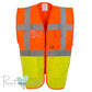 2025 Official PW&S High Visibility Hi Vis Equestrian Reflective Zip-Up Waistcoat CAMERA, 10mph, 2m