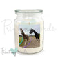 Personalised Equestrian Scented Candle - Add Your Own Photo