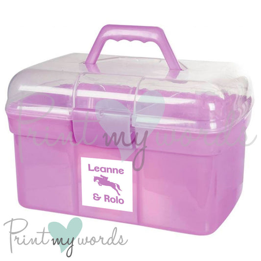 Personalised 6 Piece Grooming Box - Jumping Design