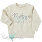 Personalised Toddler Baby Sweatshirt - Playful Font