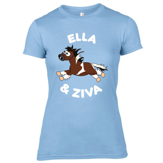 Plodders Fully Personalised Equestrian T-Shirt