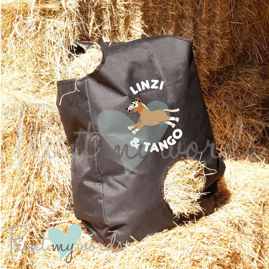 Personalised Hay Bag - Plodders Design