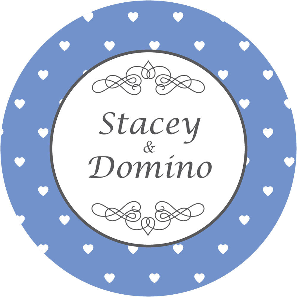 Personalised Polkadot Stickers - Pack of 10.