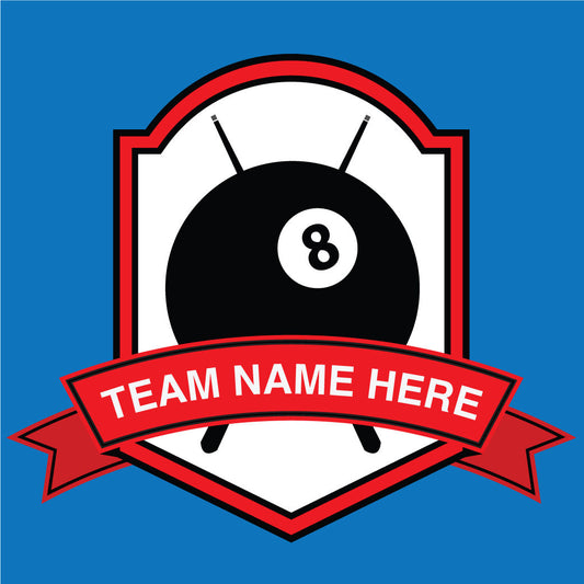 Pool Team Polo Shirt Design 2