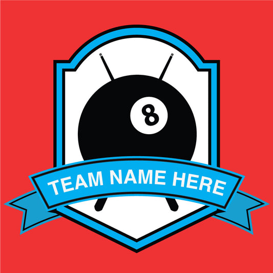 Pool Team Polo Shirt Design 2