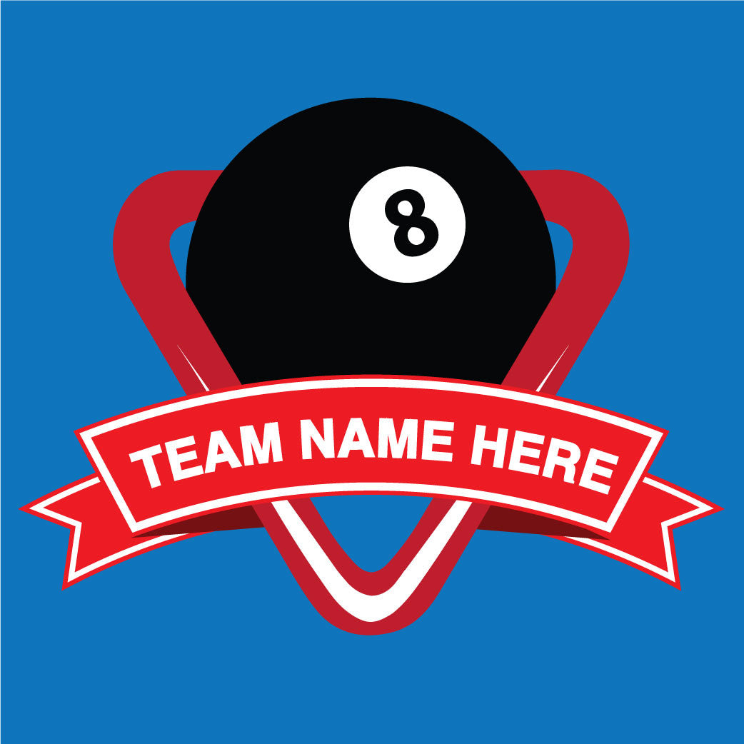 Pool Team Polo Shirt Design 3