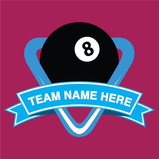 Pool Team Polo Shirt Design 3