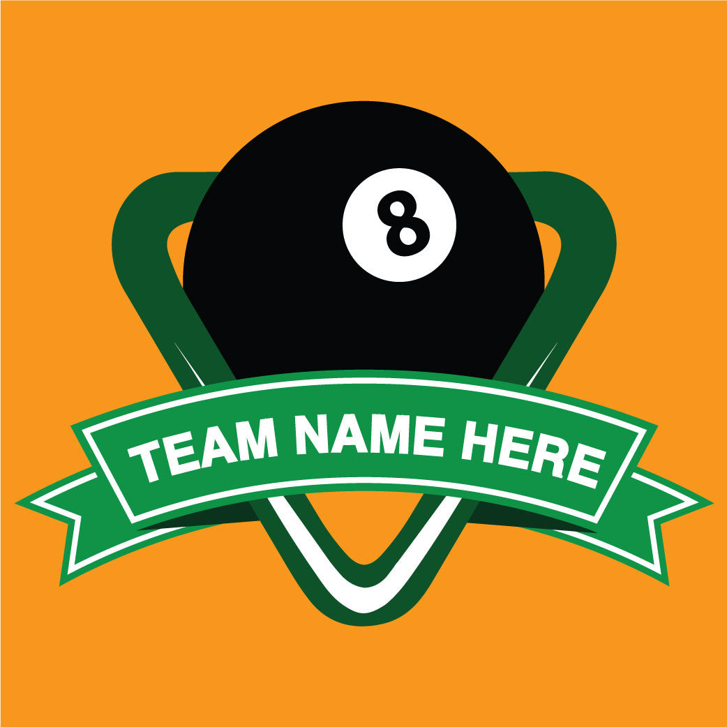 Pool Team Polo Shirt Design 3