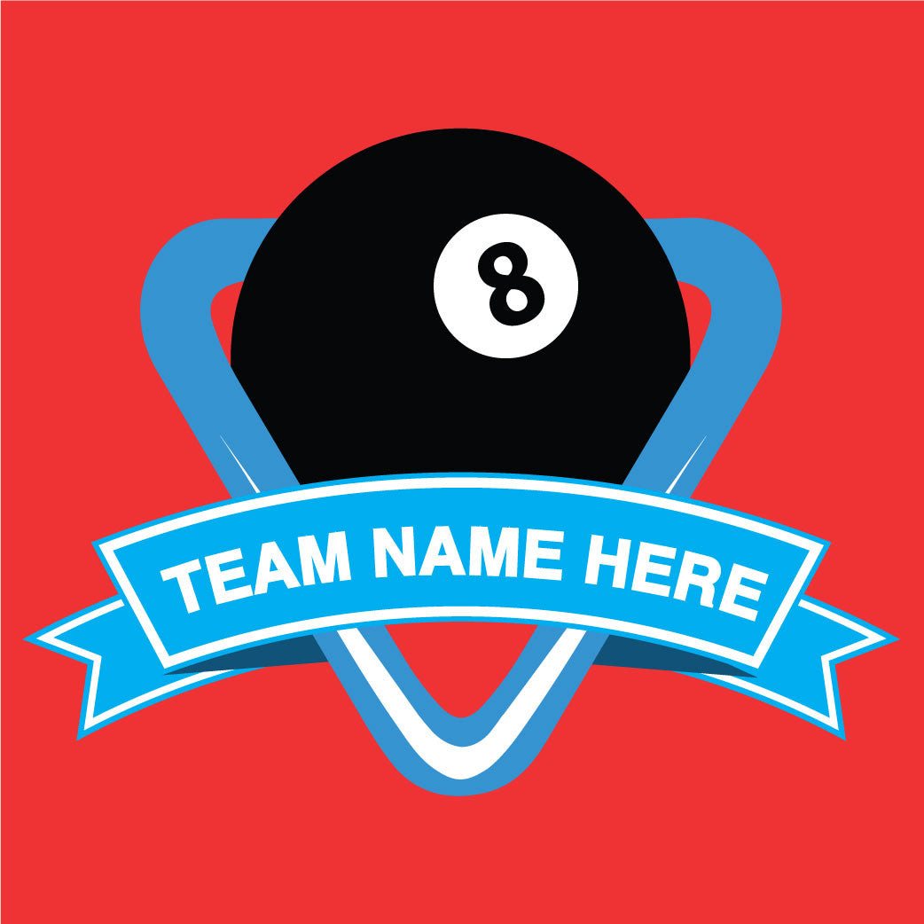 Pool Team Polo Shirt Design 3