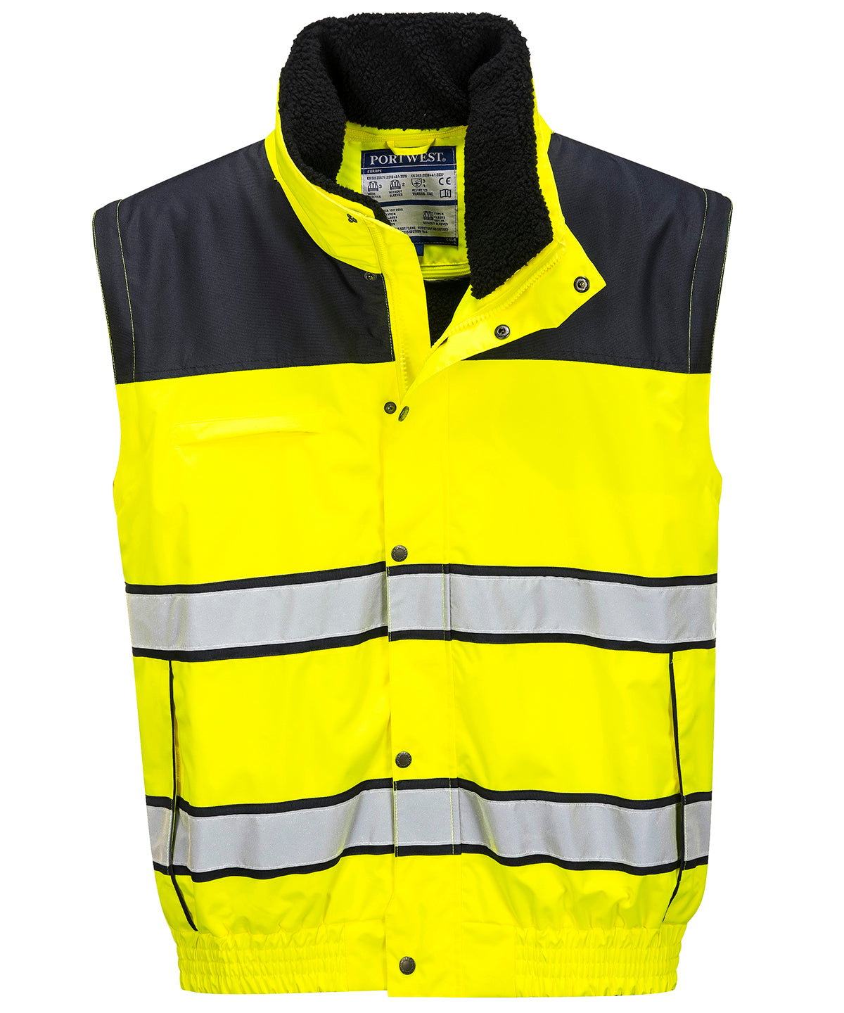 Official PW&S High Visibility Hi Vis Equestrian Reflective Bomber Jacket Coat Waistcoat CAMERA, 10mph, PLEASE PASS WIDE & SLOW
