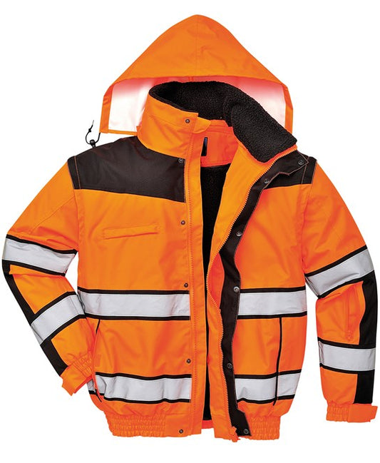 Official PW&S High Visibility Hi Vis Equestrian Reflective Bomber Jacket Coat Waistcoat CAMERA, 10mph, PLEASE PASS WIDE & SLOW