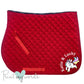 Personalised Equestrian Saddlecloth Saddle Pad - Unicorn