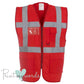 2025 Official PW&S High Visibility Hi Vis Equestrian Reflective Zip-Up Waistcoat CAMERA, 10mph, 2m