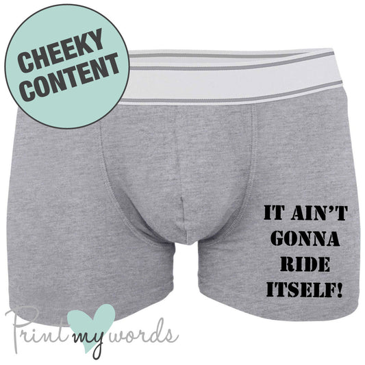 Men's Funny Ride Itself Boxer Shorts